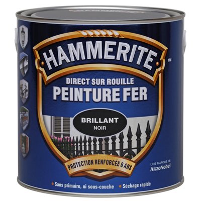 HAMMERITE - Hammerite fer bril.laque 2l5 blanc