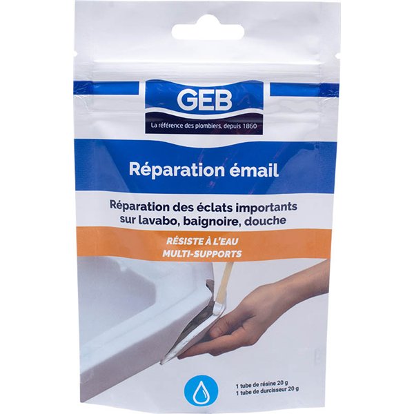 GEB - Pâte répare émail 2x20g