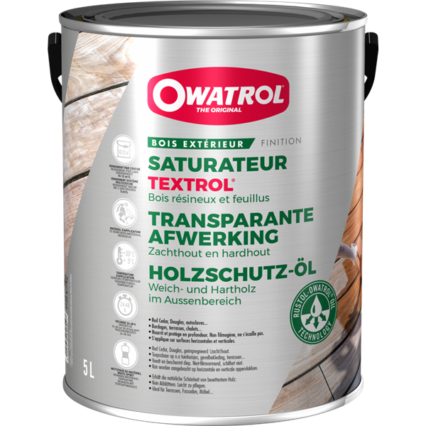 OWATROL - Durieu Textrol lasure 5l incolore