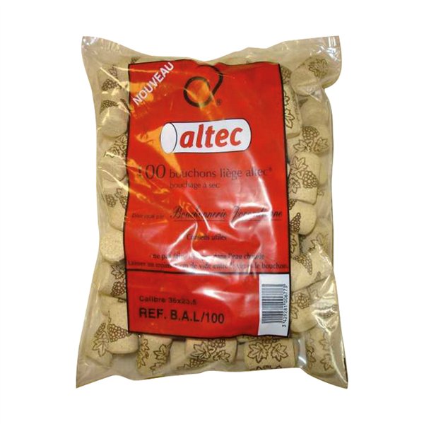 BOUCHONNERIE JOCONDI - Bouchon cylin.liège 38x23.5 sac 100