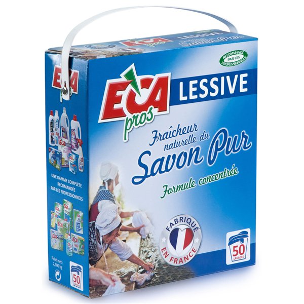ECA PROS - Lessive poudre linge blanc 27 lavages