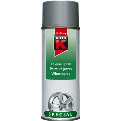 AUTO K - Spécial Jantes Argent Aérosol 400ml