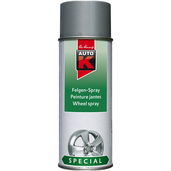 AUTO K - Spécial Jantes Argent Aérosol 400ml