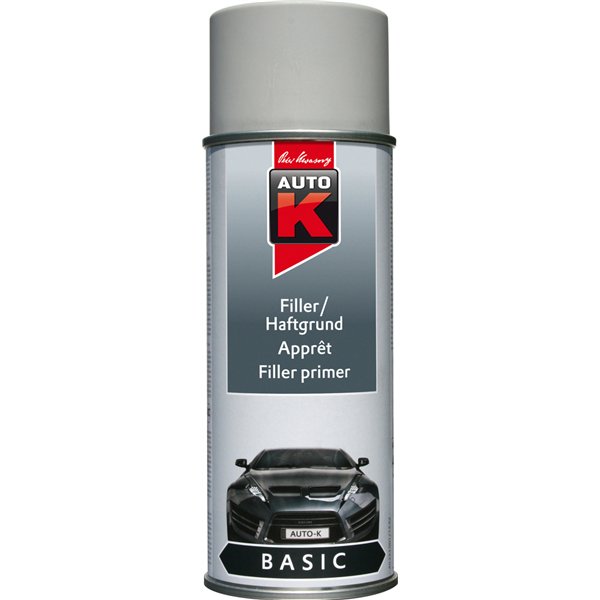 AUTO K - Apprêt et Sous Couche Avant Peinture Gris Aérosol 400ml