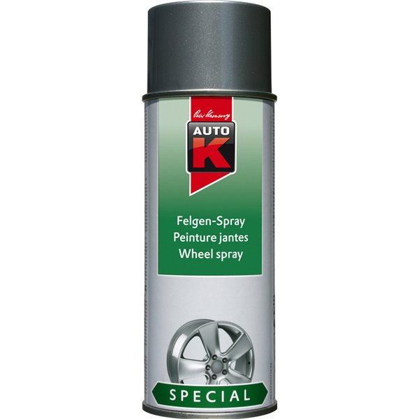 AUTO K - Spécial Jantes Gris Aérosol 400ml