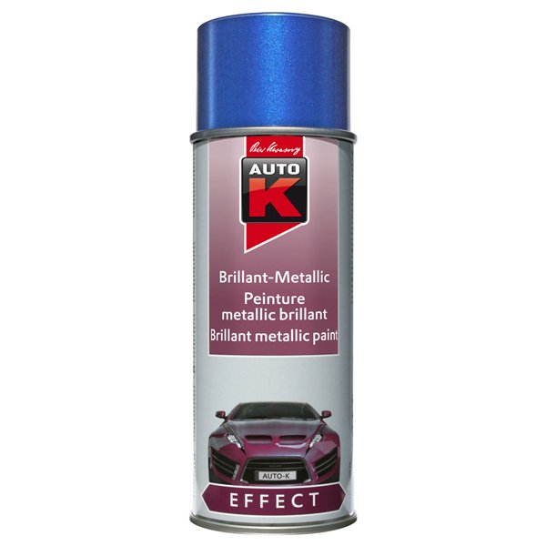 AUTO K - Peinture Effet Métal Bleu Le Mans Aérosol 400ml