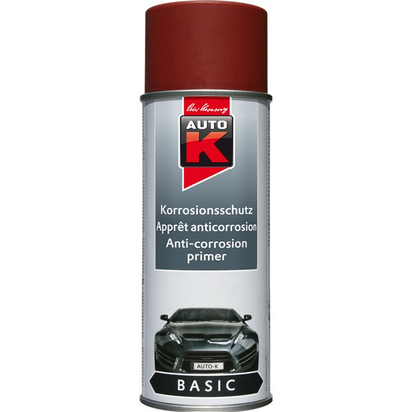 AUTO K - Apprêt Anti-Corrosion Brun Rouge Aérosol 400ml