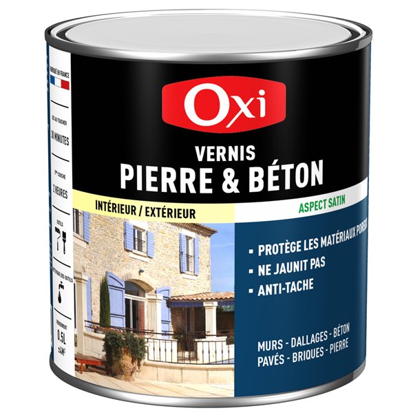 OXI - Vernis Pierre et Béton Protecteur Antitache