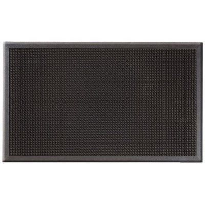 BTB - Tapis Caoutchouc Gratte Pieds à Picots Noir 40x60cm