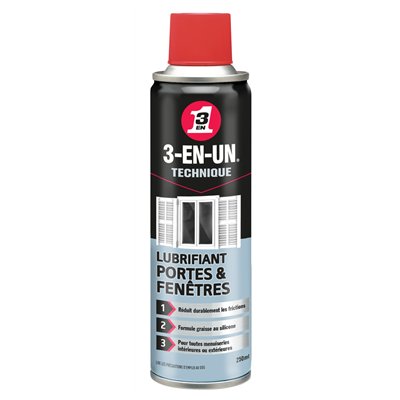 3-EN-UN - Lubrifiant portes et fenetres 250 ml