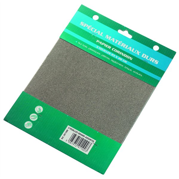 SAVY - Papier Corindon 3 Feuilles 230x280mm Sous Cavalier