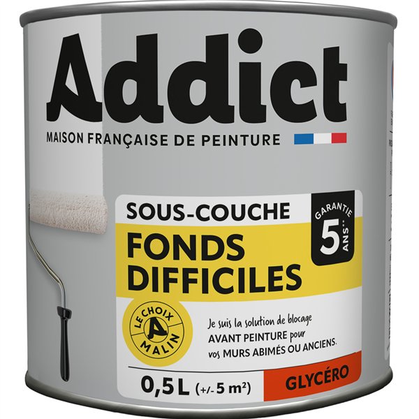 ADDICT - Sous Couche Universelle Fonds Difficiles Glycéro 0.5L