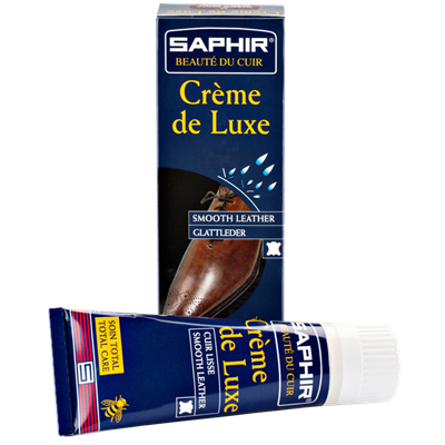 SAPHIR - Cirage Crème de Luxe Tube Applicateur 75ml Noir