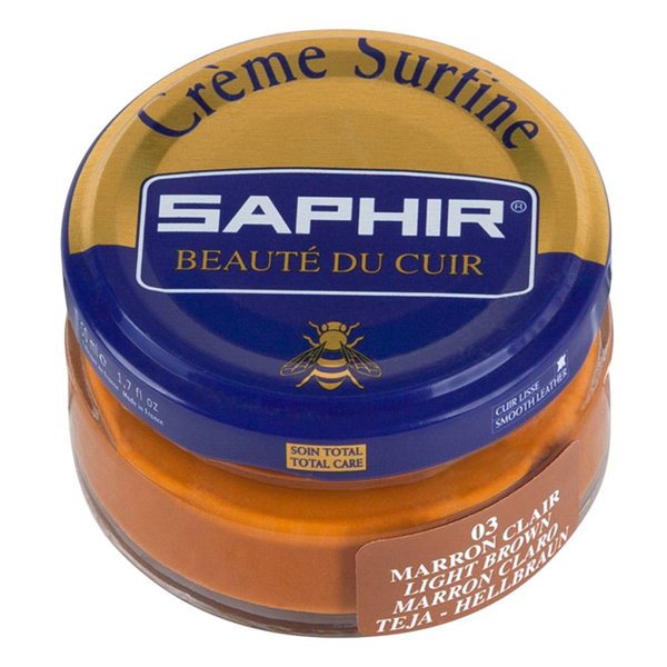 SAPHIR - Crème Surfine Pommadier 50ml Noir
