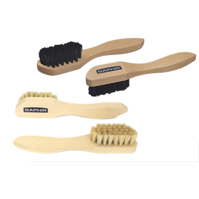 SAPHIR - Brosse Cuir Étaleur Noir 16cm