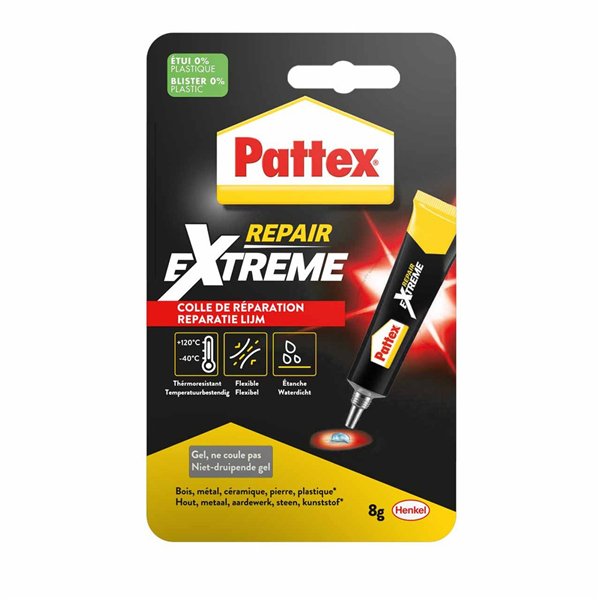 PATTEX - Pattex colle 100% repair gel 8g
