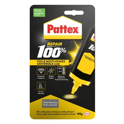 PATTEX - Pattex colle multi usages 100% colle 100g