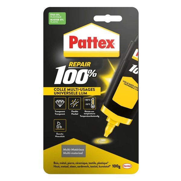 PATTEX - Pattex colle multi usages 100% colle 100g