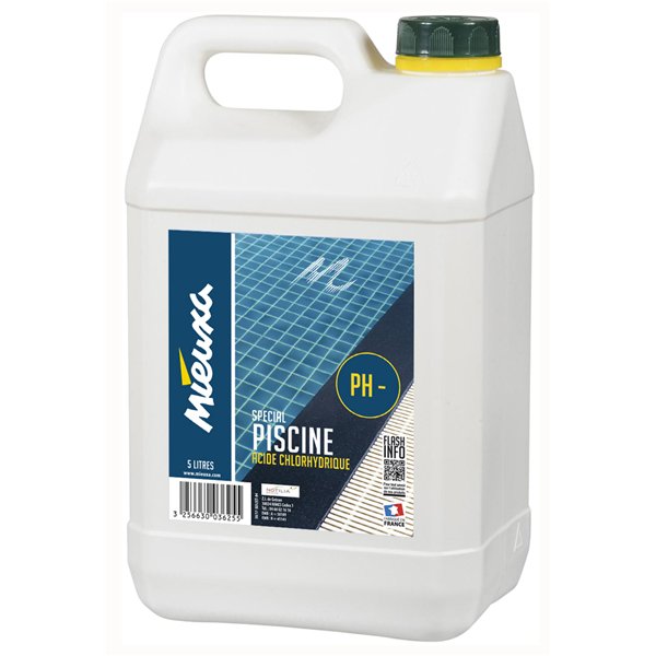 MIEUXA - Acide Chlorhydrique Spécial Piscine 5L