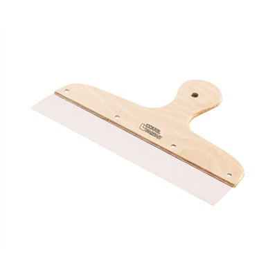 L'OUTIL PARFAIT - Couteau à Enduire : Lame Inoxydable Manche Bois 35cm