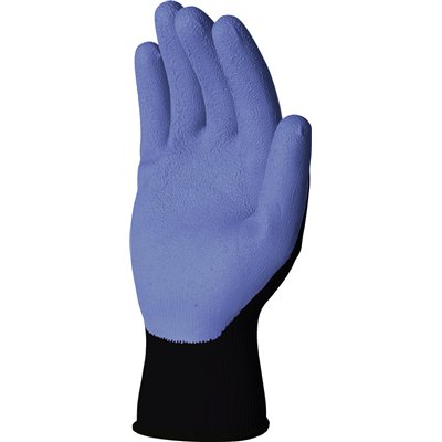 DELTA PLUS - Gants de Jardin Tricot Latex Mauve sur Carte