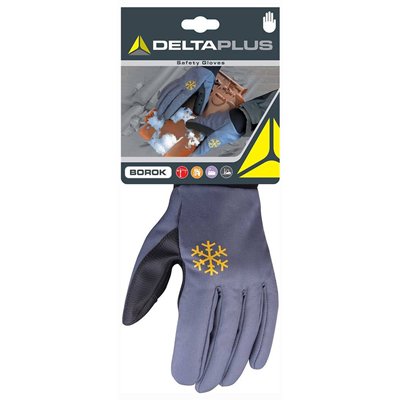 DELTA PLUS - Gants Hiver Dos Polyester Enduit Polyuréthane