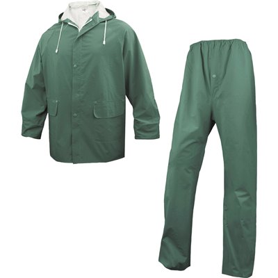 DELTA PLUS - Ensemble de Pluie Veste & Pantalon Imperméables 304VE Vert