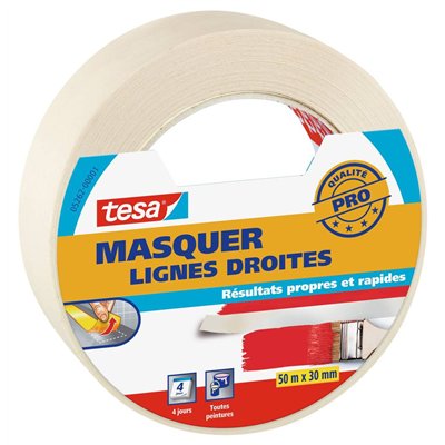 TESA - Masquer lignes droites 4 jours 50mx30mm