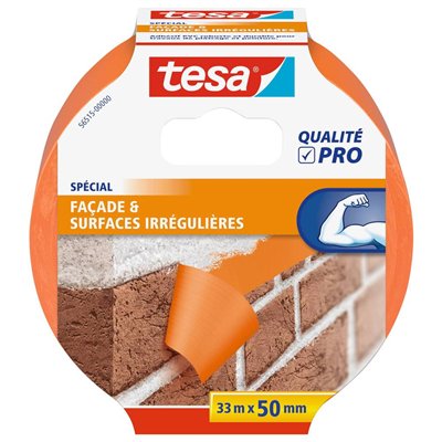 TESA - Ruban adhésif pvc orange pour bâtiment 33 m x 50 mm