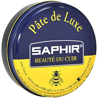 SAPHIR - Cirage Pâte de Luxe Boite 100ml Marron foncé