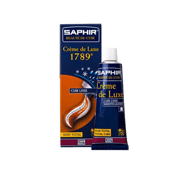 SAPHIR - Crème de Luxe Imperméabilisante Tube 50ml Noir