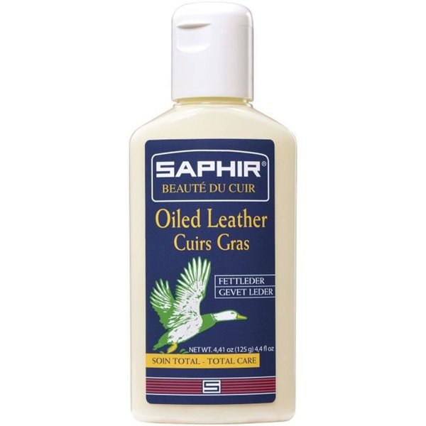 SAPHIR - Crème Cuirs Gras 125ml marron moyen