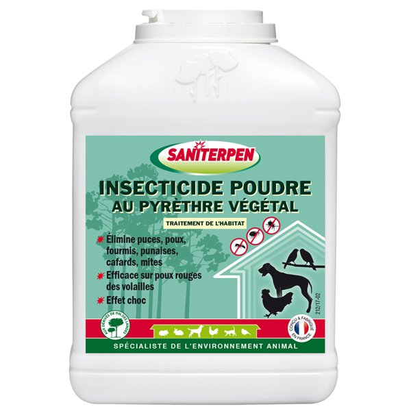 SANITERPEN - Insecticide Poudre au Pyrèthre Végétal 250g