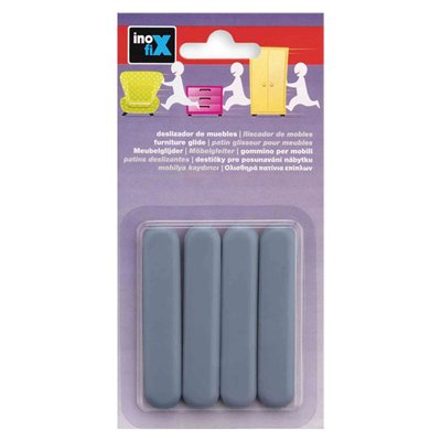 INOFIX - Patin Glisseur Meuble Gris x4