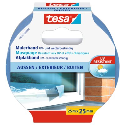 TESA - Masquer - Protection Précision Extérieur EcoLogo Bleu 25mx25mm