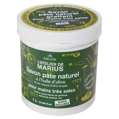MARIUS FABRE - Savon Pâte Naturel Grattant à l'Huile d'Olive Pot 1L