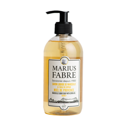 MARIUS FABRE - Savon de Marseille Liquide Flacon Pompe 400ml Senteur Miel