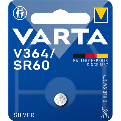 VARTA - Pile Montre SR60/V364 Blister de 1 Pile