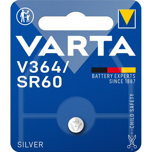 VARTA - Pile Montre SR60/V364 Blister de 1 Pile