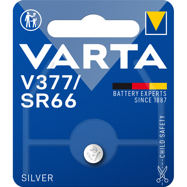 VARTA - Pile Montre SR66/V377 Blister de 1 Pile