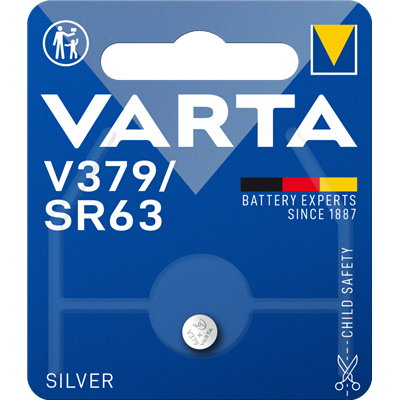 VARTA - Pile Montre SR63/V379 Blister de 1 Pile