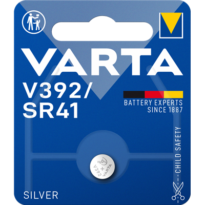 VARTA - Pile Montre SR41/V392 Blister de 1 Pile