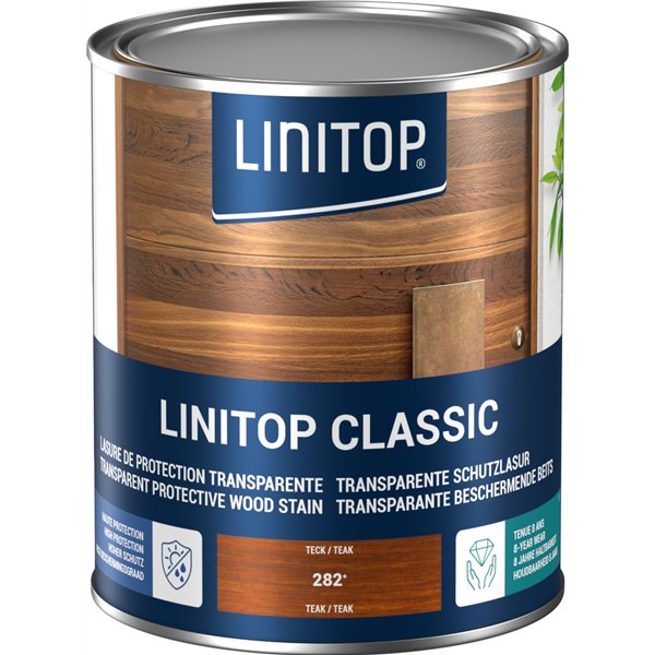 LINITOP - Durieu Linitop classic lasure satin 1l teck