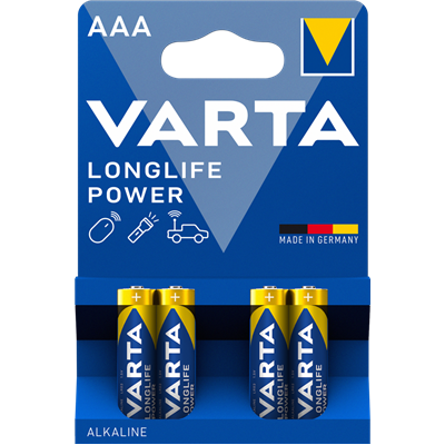VARTA - Pile Longlife Power LR03/AAA blister de 4