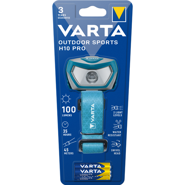 VARTA - Torche Frontale Outdoor H10 Pro