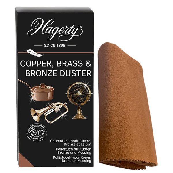 HAGERTY - Chiffon nettoyage imprégné cuivre  bronze et laiton