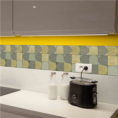 ACCESS DECO - Carrelage Adhésif 3D Colure Kaki