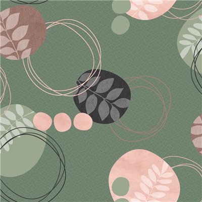 ACCESS DECO - Toile Cirée Déco 140cmx20m Éclat Vert