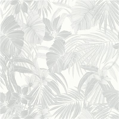 DECOR DESIGN - A51303  Vinyle Grainé sur Intissé All Over Blanc