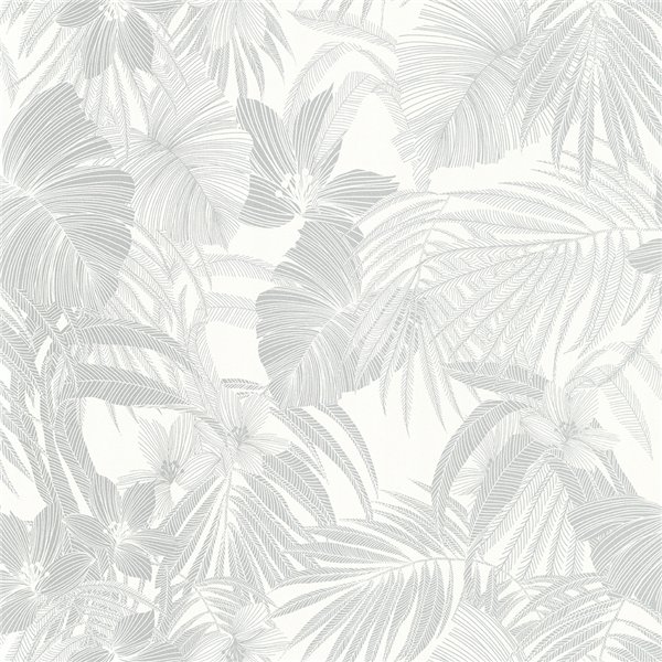 DECOR DESIGN - A51303  Vinyle Grainé sur Intissé All Over Blanc